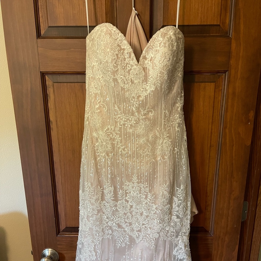 Strapless Beaded Wedding Dress